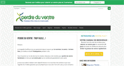 Desktop Screenshot of perdre-du-ventre.com
