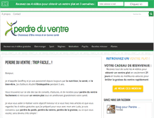 Tablet Screenshot of perdre-du-ventre.com